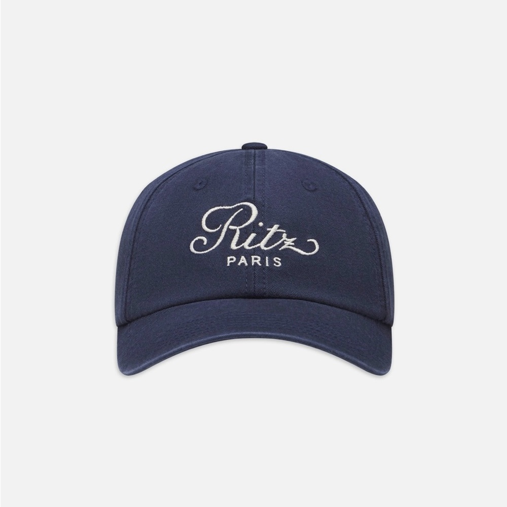 FRAME x Ritz Paris Cotton Hat in Navy